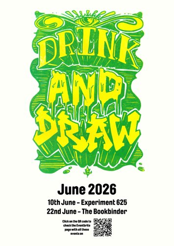 A flyer for 2 events